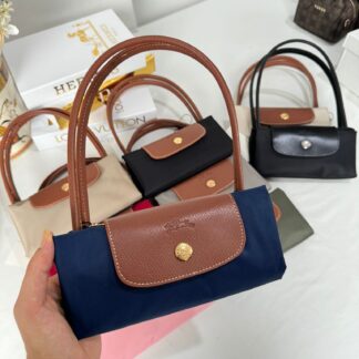 Longchamp Orta Boy Çanta - Lacivert (3 Numara)