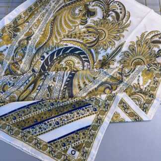 Etro Desen New Pamuk Soft Şal 23012 - Sarı