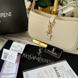 YSL Premium Deri Çanta - Bej