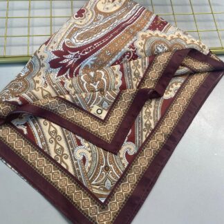 Yeni Etnik Pamuk Soft Şal 65301 - 65301 Bordo-Altın