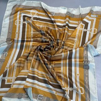 Vakko Ekose Twill Eşarp-Hardal