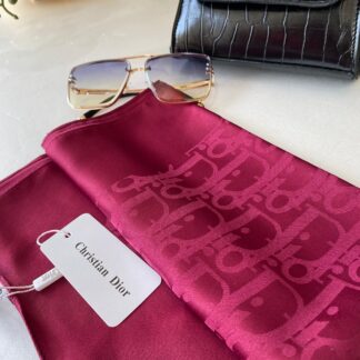 İthal Dior Eşarp 44114 - Bordo