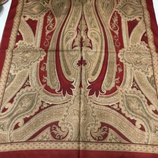 Etro Pamuk İpek Şal -987654 Gold Bordo