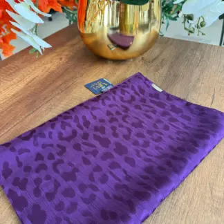 LEVİDOR Clover Jakar Capri Şal 17386 - Mürdüm