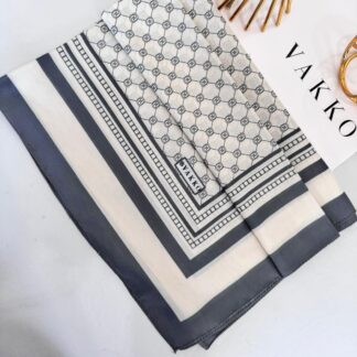 Vakko Desen Pamuk Soft Şal 61446 - Gri