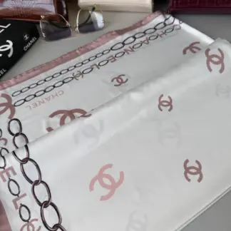 Chanel Saten İpek Eşarp 44124 - Japon Kirazı