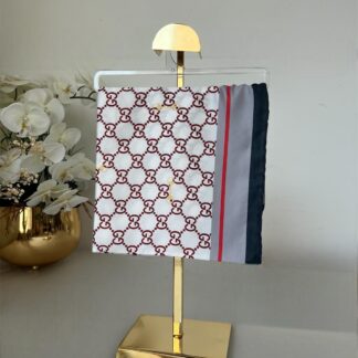 Gucci Saten İpek Eşarp 281045 - Bordo