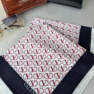 Valentino Saten İpek Eşarp 281044 - Bordo