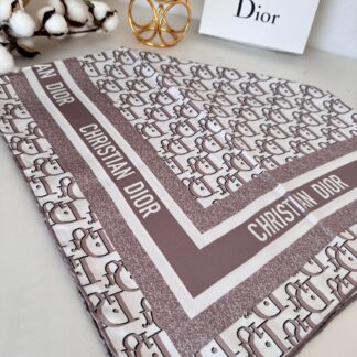Dior Twill Eşarp 114601 - Vizon