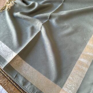 Versace Desenli İtalyan Eşarp 93584 - Mercan Yeşili