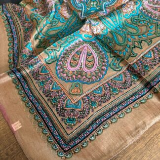 Hint İpeği Eşarp 56874 - Taba