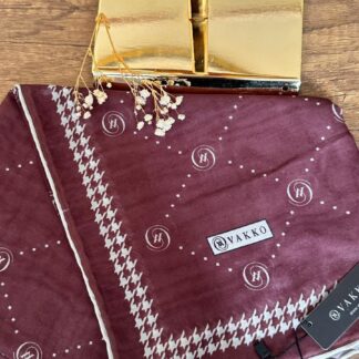 Vakko Nokta Desen Eşarp 87359 - Bordo