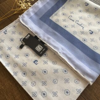 Pier Cardin Çizgili Pamuk Soft Eşarp 94263 - Bebe Mavisi