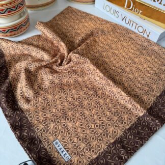 Vakko Badem Desen Pamuk İpeksi Eşarp 38460 - Camel