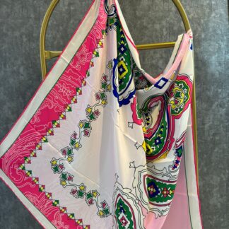VAKKO ETNİK DESEN EŞARP 78963 - FUŞYA