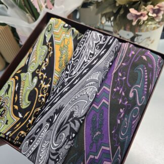 3'Lü Hünkar Desen Doğal Elyaf Avantajlı Kutu