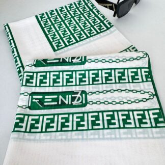 Fendi İpeksi Eşarp 241351 - Zümrüt