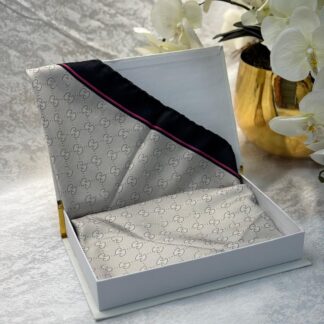 Gucci Desen Marka Eşarp - 62268 - Nim Yeşili