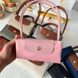 Longchamp Orta Boy Çanta - Pembe (3 Numara)