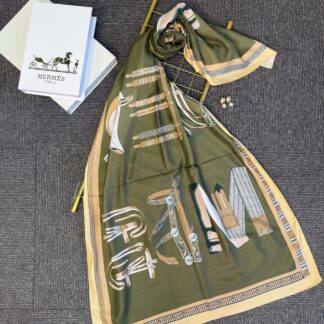 hermes pamuk soft şal - 32014 Haki