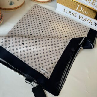 pier cardin Twill İpek şal 532 - Ekru Siyah