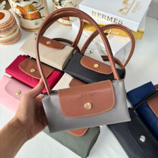 Longchamp Orta Boy Çanta - Gri (3 Numara)