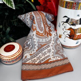 Yeni Etnik Pamuk Soft Şal 65301 - 65301 Turuncu