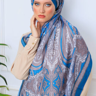 Yeni Etnik Pamuk Soft Şal 65301 - 65301 Turkuaz
