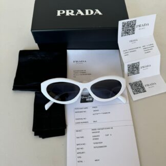 PRADA 26ZS 17K08Z 55-16 Beyaz Kadın Güneş Gözlüğü
