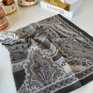 ETRO PAMUK SOFT EŞARP 07898 - haki