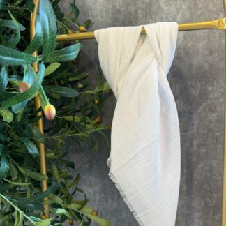 Pamuk Cotton Eşarp 53101 - Ekru