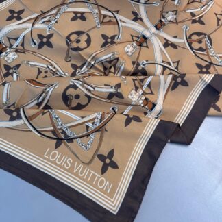Lv Kemer Desen Pamuk Soft Şal 31230 - Soft Turuncu