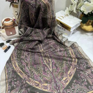 Etro Pamuk İpek Şal 52340 - Mocha