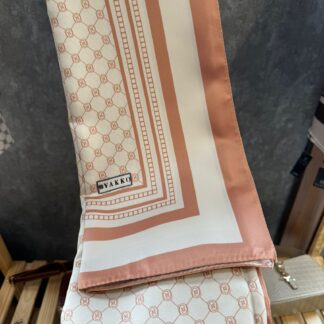 Vakko Desen Twill İpek Şal - Kiremit