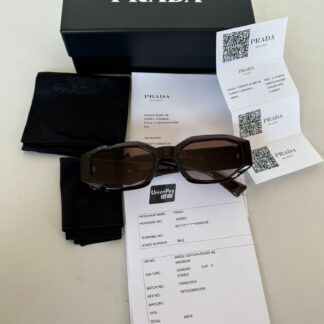 Prada 17ws/1ab5s0 Amblem Kahverengi Kadın Güneş Gözlüğü