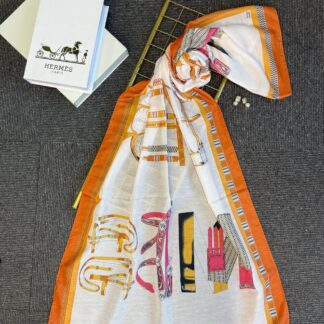 Hermes Pamuk Soft Şal - 32014 Ekru