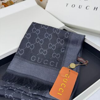 Gucci İthal Pamuk Yün İpek - Siyah Antrasit
