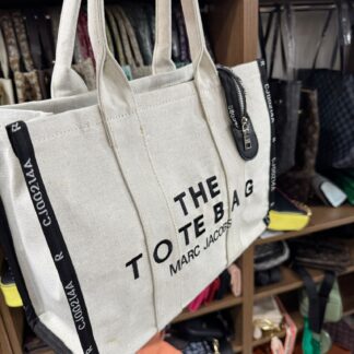The Tote Bag İthal Timsah Derisi Çanta - Krem
