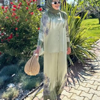 Alina İkili Takım TK10049 - Avakado