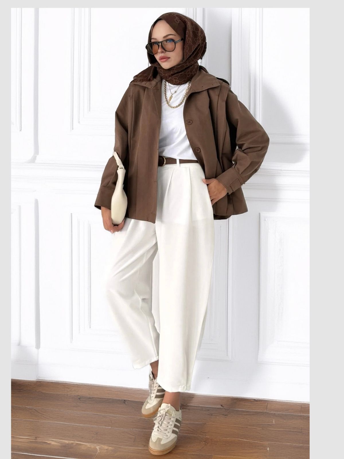 Zara Bomber Trençkot DŞ100237 - Kahverengi