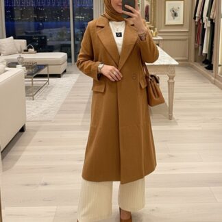 Kaşe Cepli Kaban CKT100407- Taba