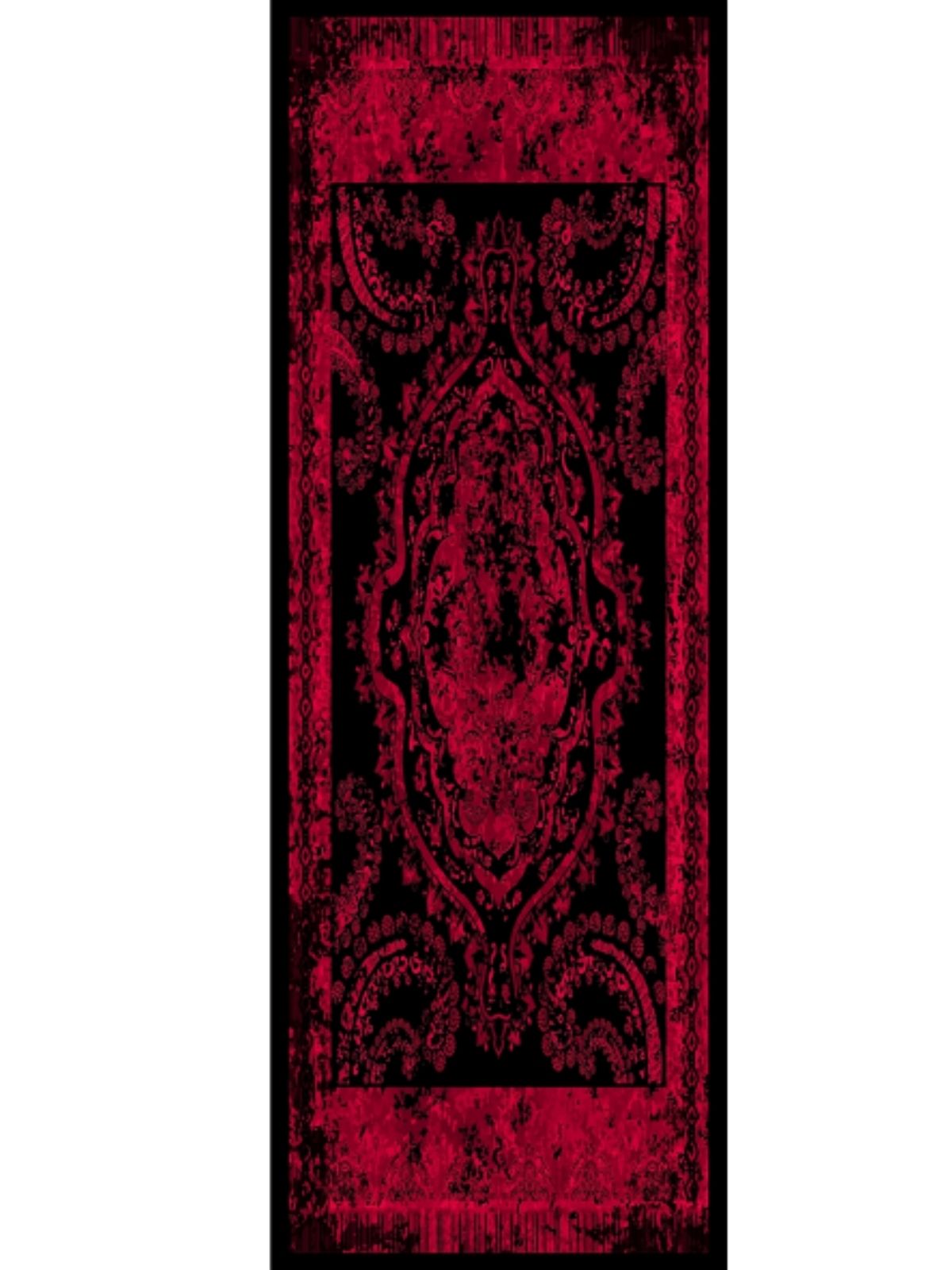 Derin Yansıma Desen Şal 469-017 - V-15 - Bordo