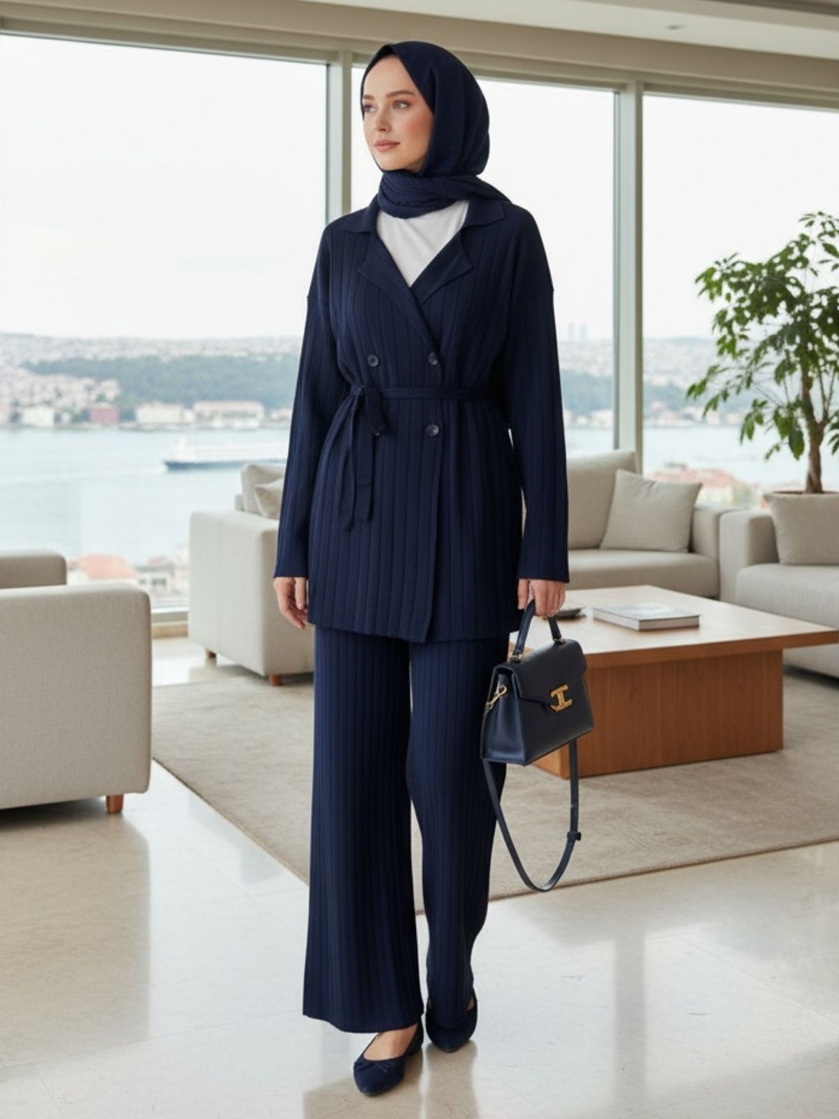 Triko İkili Takım TK100433 - Lacivert