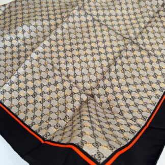 Gucci İthal İpek Eşarp 55467 - Yaldız