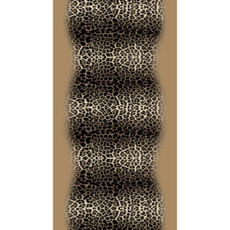 Camel Leopar Vual İpek Şal