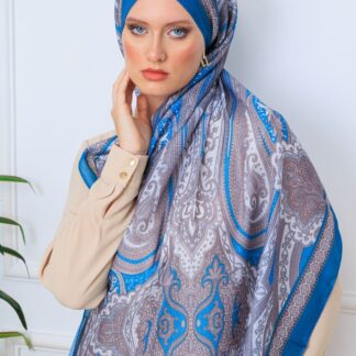 Etro Pamuk Şal -987654 Mavi