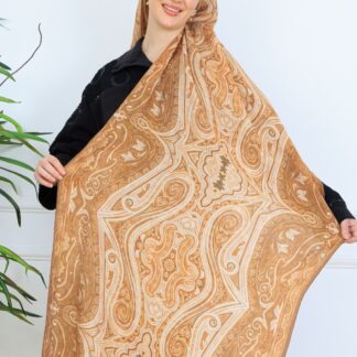 Mirşah Desen Şal 469-021 - V-10 - Karamel