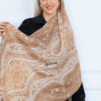 Mirşah Desen Şal 469-021 - V-17- Somon