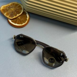 Ray-Ban Unisex Octagonal Classic - Arista Gold Çerçeve - Kahve Gradient Güneş Gözlüğü