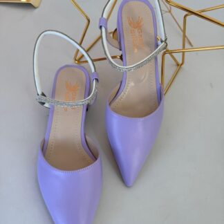 Klasik Taşlı Stiletto – Lavanta 36 Beden
